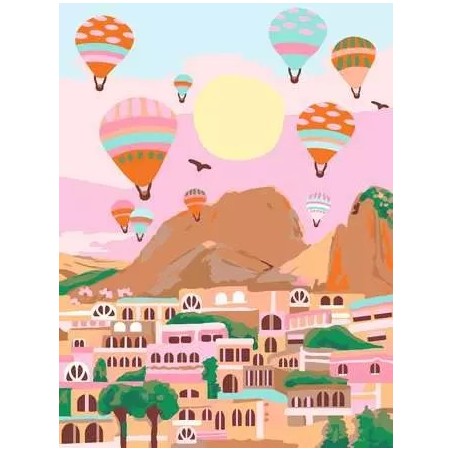 Peinture par numéros CreArt - Cappadocia
