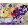 Peinture par numéros CreArt - Kandinsky : Yellow Red Blue
