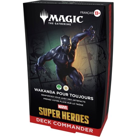 Magic Deck Commander Super Heroes - Wakanda pour toujours Français