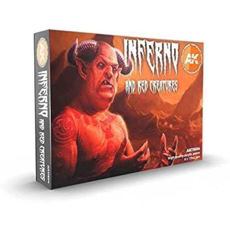 AK Peinture : Inferno and red models