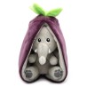 Peluche Flipetz Veggies - Elephant&Aubergine