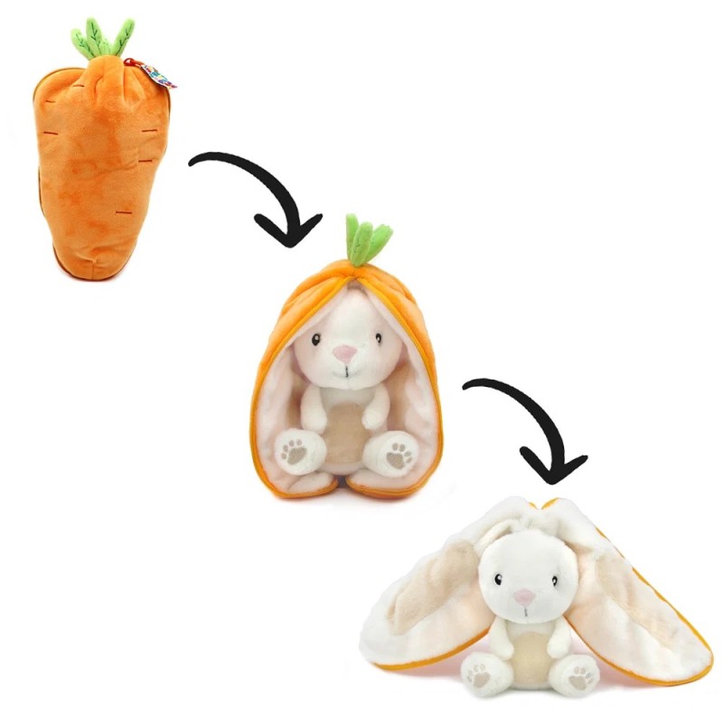 Peluche Flipetz Veggies - Lapin&Carotte