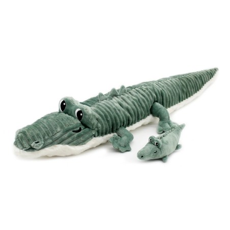 Peluche Ptipotos - Crocodile Vert Maman&Bébé