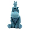 Peluche Ptipotos - Hippopotame Bleu Maman&Bébé