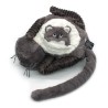 Peluche Ptipotos - Chat Gris Maman&Bébé