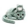 Peluche Ptipotos - Chat Menthe Maman&Bébé