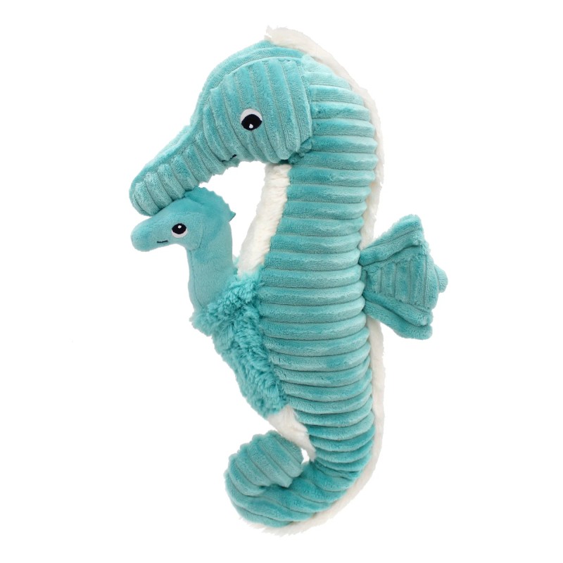 Peluche Ptipotos - Hippocampe Aqua Papa&Bébé