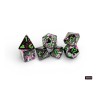 Chessex - Set de 7 mini dés Jeux de rôle - Paintball / Green